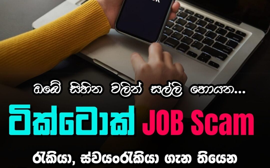 ඔබේ සිහින වලින් සල්ලි හොයන ටික්ටොක් JOB Scam | Scam Alert (සැළසුම් සහගත වංචා)