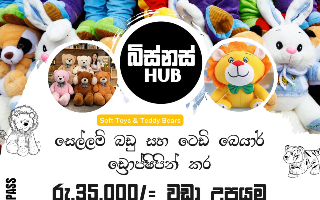 සෙල්ලම් බඩු සහ ටෙඩි බෙයාර් ඩ්‍රොප්ෂිපින් කර මාසිකව රු.35,000ට වඩා උපයමු !